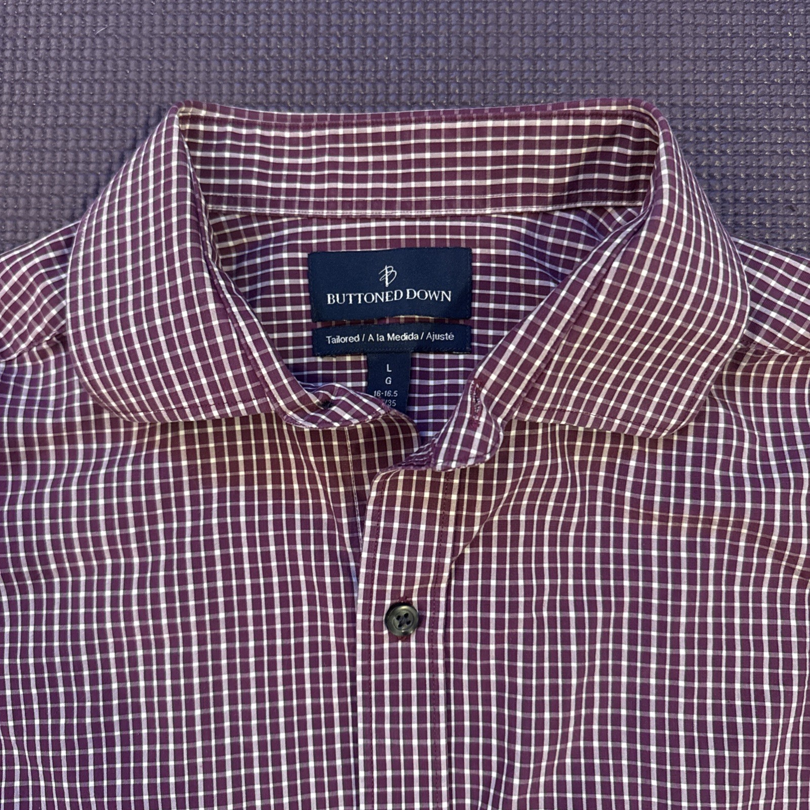 Buttoned Down Tailored Long Sleeve Buttoned Down … - image 1