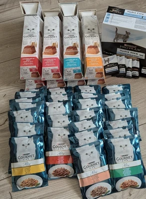 Gros lot nourriture pour chat - Purina (Gourmet/Proplan) + Fortiflora - Photo 1/4