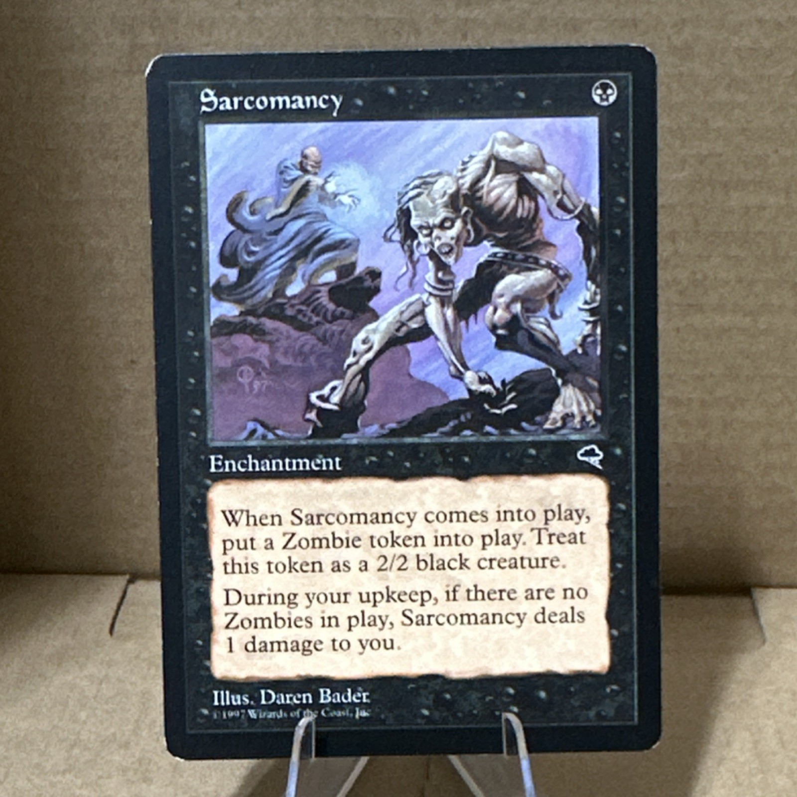 Magic the Gathering Tempest Single: Sarcomancy (Nonfoil)
