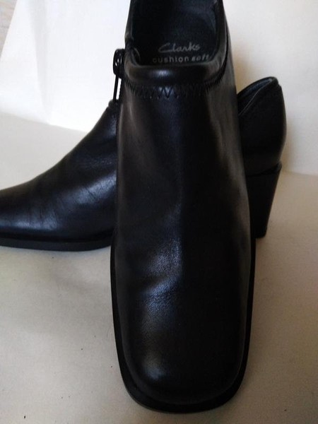 Women Clarks Boots Black 37.5 #1PNC