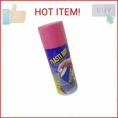 Plasti Dip Fierce Pink 11oz Multi-Purpose Rubber Coating Spray   Flexible, Peela