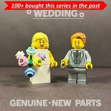 LEGO Wedding minifigures bride and groom G-7-10