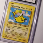 Graded Pokemon Card ENG Flying Pikachu 110/108 Evolutions CGC 9