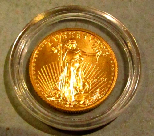 2019 1/4 oz $10 American Gold Eagle Coin BU Walking Liberty Bullion