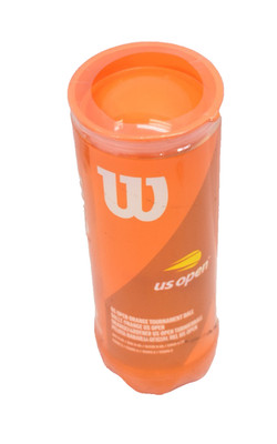 Wilson US Open Orange Tournament Balls 3 Pack Junior Open Stage 2 Ages 9-10