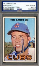 Ron Santo PSA DNA Signed 1967 Topps Autograph