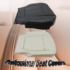 For Ford F-150 2015-2021 Driver Bottom Seat Cover Black Foam Cushion
