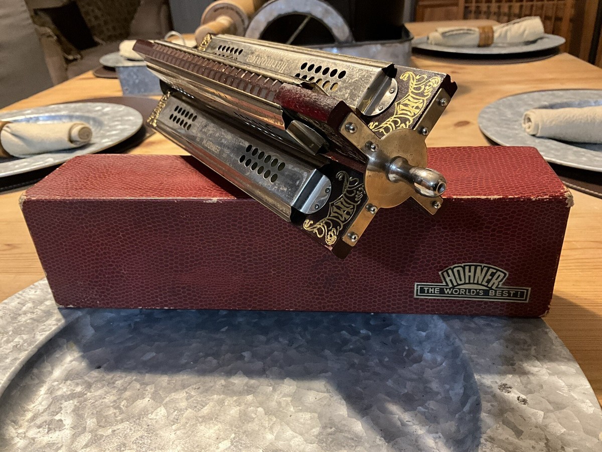HOHNER Germany 4 Side HARMONICA Tremolo W/ Box | eBay