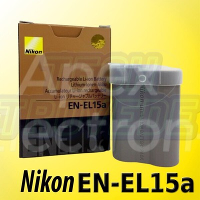 New Nikon EN-EL15A Rechargeable Battery For Nikon D7100 D7000 D800 D810 D750 Z7