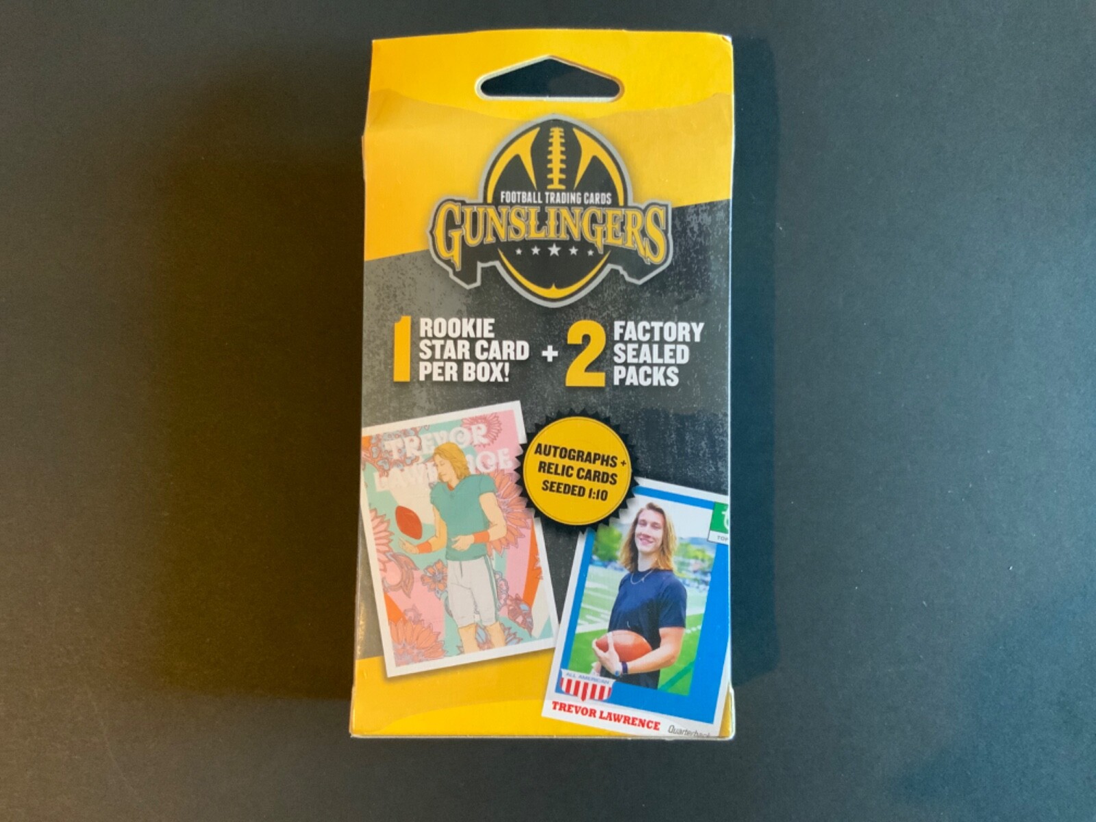 Factory Sealed Gunslingers Football Trading Cards Trevor Lawrence 2021