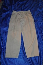 Vintage 1990's Que Pasa Khaki Button fly CARGO Women's 9/10 Pants EUC