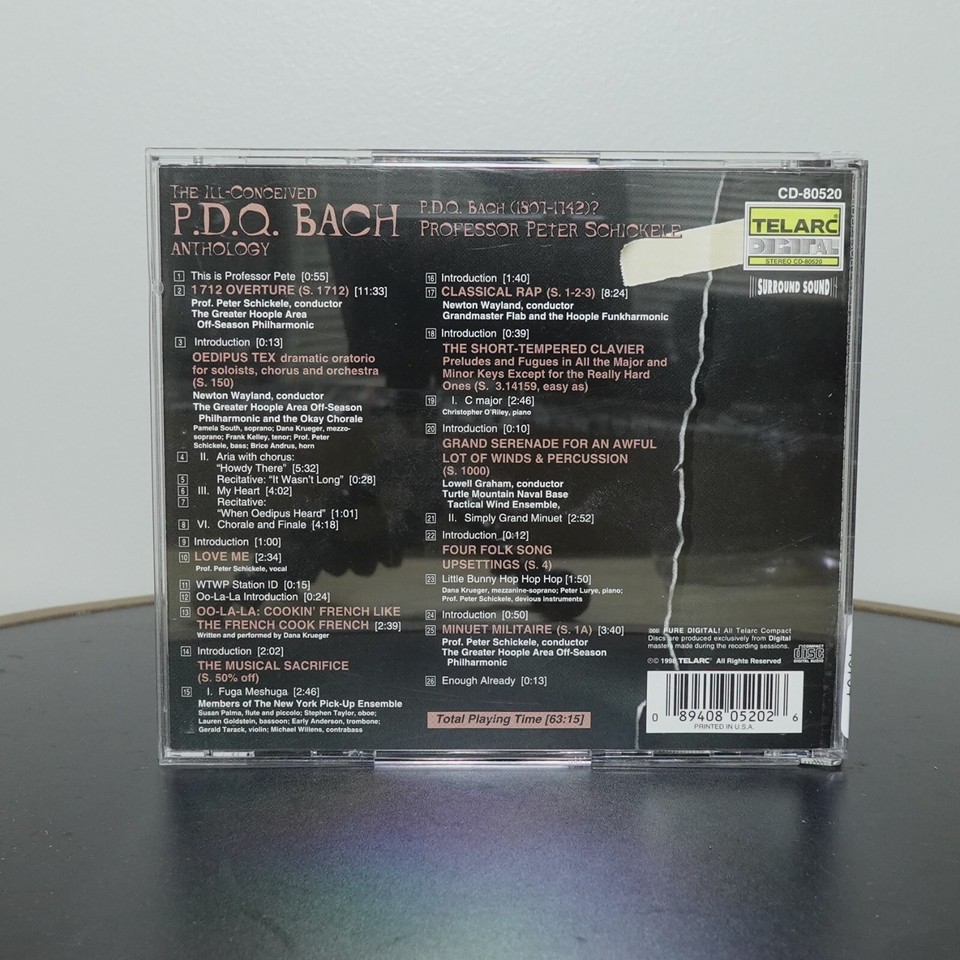 PETER SCHICKELE Ill Conceived P.D.Q. Bach Anthology Best PDQ P. D. Q