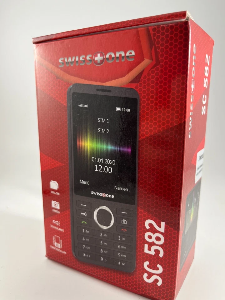 Swiss+One SC 582 Schwarz wie NEU Simlockfrei Seniorenhandy - Bild 4 von 4