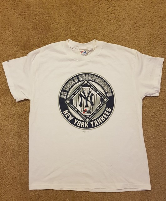 VINTAGE NY YANKEES MAJESTIC AUTHENTIC 1999 WORLD SERIES CHAMPIONS SHIRT MENS XL | eBay