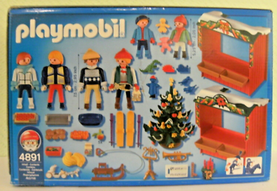 未使用★ 廃盤 Playmobil クリスマスマーケット 4891 箱開封済み ☆ 廃盤 Playmobil クリスマスマーケット 4891 箱開封済み NEW