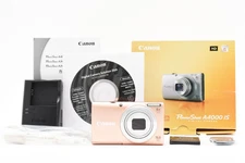 [MINT IN BOX]  Canon PowerShot A4000 IS 16.0MP Digital Camera Pink From Japan