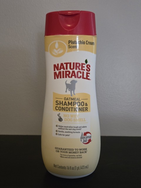 Nature’s Miracle Oatmeal Dog Shampoo, Pistachio Cream Scent
