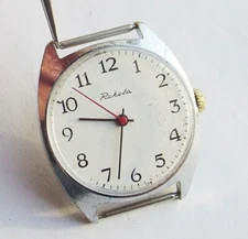 Rare Vintage  Raketa  Russian Soviet watch mov 2609.HA White Dial USSR SERVICED