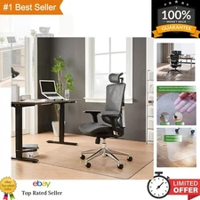 Eco-Friendly 30"x48" Desk Chair Floor Mat - Smooth & Skid-Resistant Protection