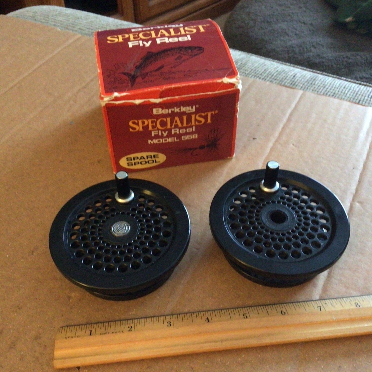 Lot of Berkeley Specialists #558 Fly Reel Spare Spools,w/box