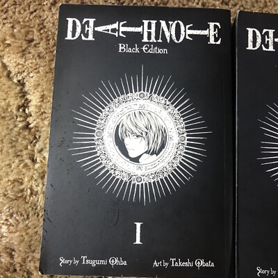 Death Note Black Edition Vol. 1 & 2 Paperback Manga Book Tsugumi