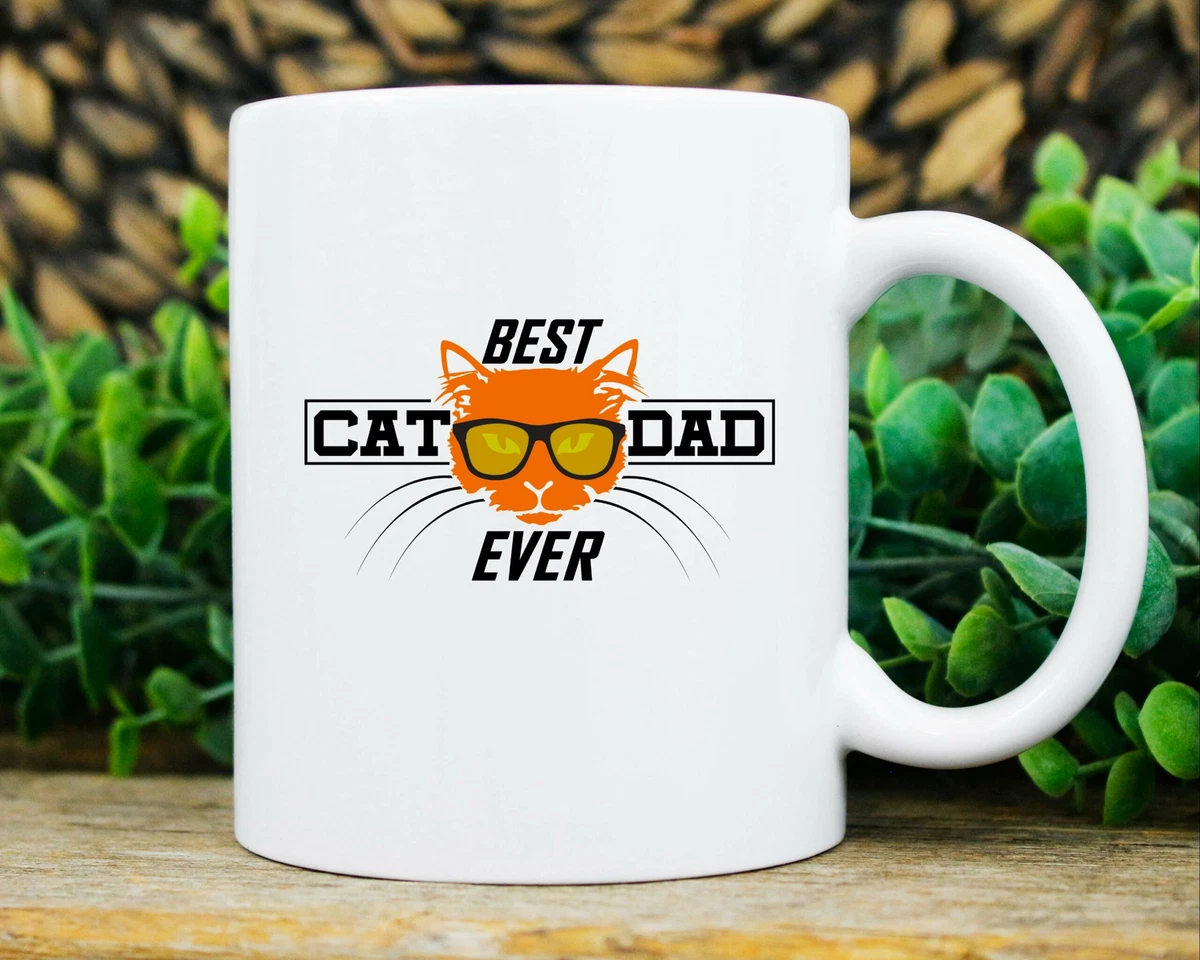 Best cat dad ever mug cheap