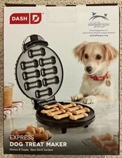Dash Express Dog Treat Maker complet avec manuel et recettes - Neuf dans sa boîte