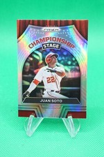 2022 Prizm Championship Stage Silver Prizm #7 Juan Soto JW1