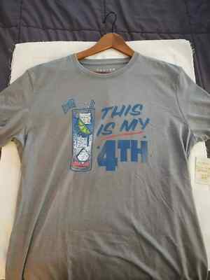 Lucky Brand Venice Burnout Gray Graphic T-shirt - This is my 4th - Mens Medium