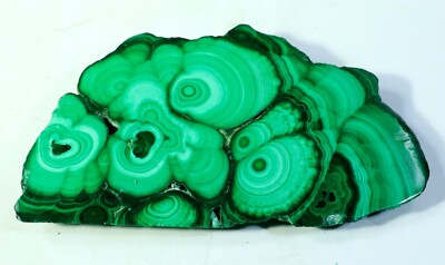204 CT NATURAL FLOWER PLUME MALACHITE POLISH SLAB TILE UNTREATED GEMSTONE MJ-256