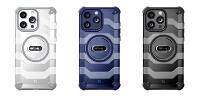 Wlons Magnetic for iPhone 15 Pro Max Case, Heavy Duty Protection Phone Case 6.7