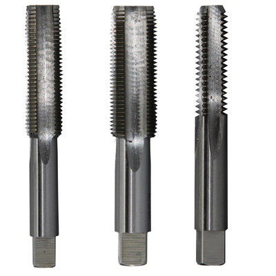 - DWT60810 1/2''-13 UNC High Speed Steel Left 4 Flute Tap Set