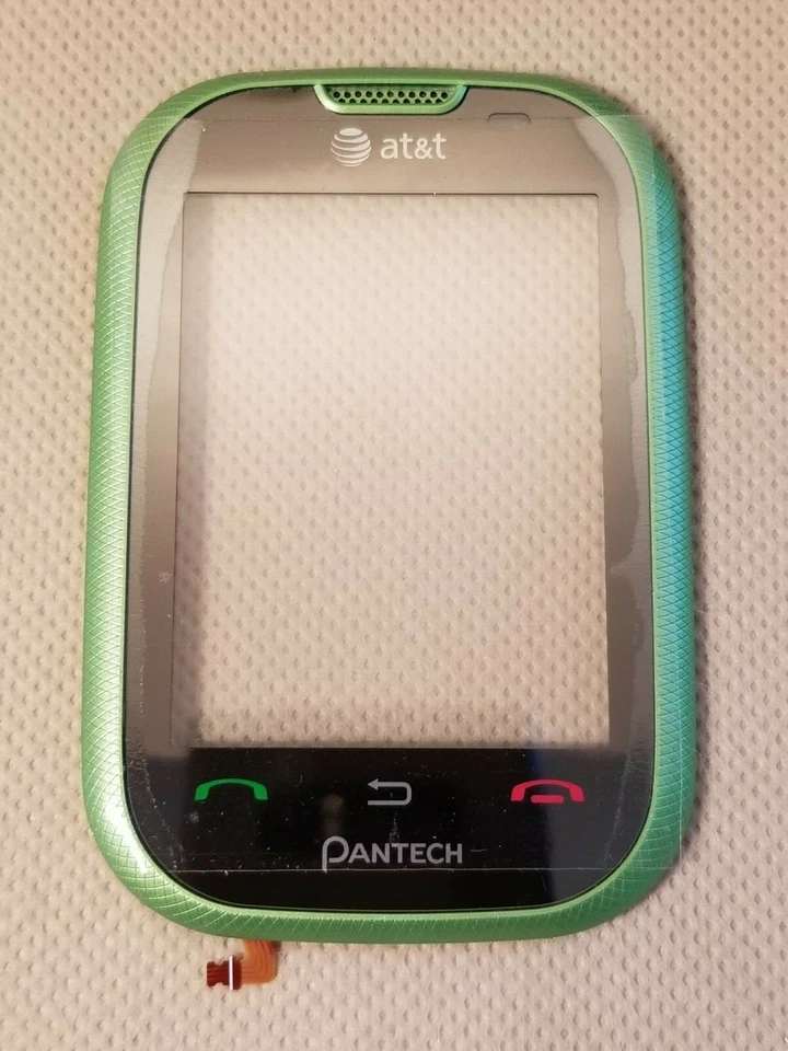 New Pantech OEM Touch Screen Digitizer Bezel Frame for AT&T PURSUIT P9020 GREEN - Image 2 of 4