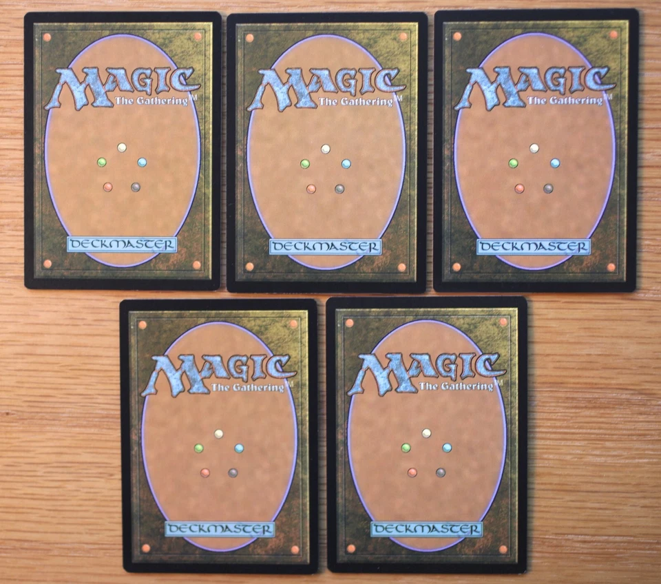 Set of 5 Onslaught Cycle Lands *NM* Old School (Magic the Gathering MTG) Cycling - Image 2 of 2