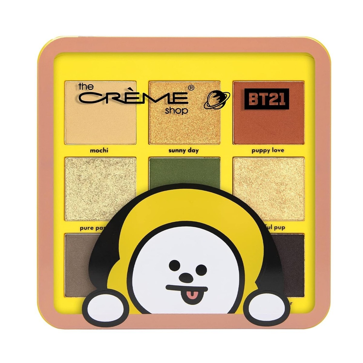 The Crème Shop BT21 Eyeshadow Palette, 9 Shades, Featuring CHIMMY