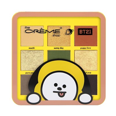 The Crème Shop BT21 Eyeshadow Palette, 9 Shades, Featuring CHIMMY