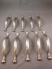 Lot 10 Vtg Amerock Allison Brushed Satin Nickel 5" Drawer Handle Pulls