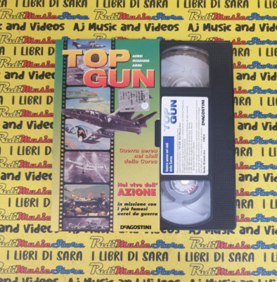 VHS Karton TOP GUN LUFTKRIEG IM HIMMEL VON KOREA 1999 GÖTTIN 1TOG32 (F107)