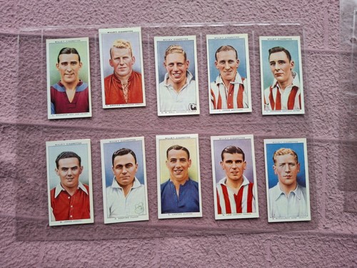 COMPLETE SET - WILLS - ASSOCIATION FOOTBALLERS (EIRE ISSUE NON ADH BACK) GD/VG - Picture 5 of 10