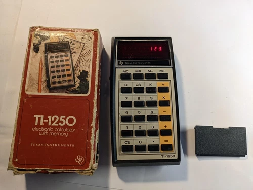 texas instrument ti 1250 calculatrice pocket programmable computer