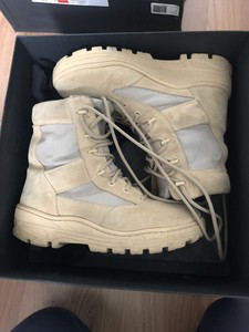 sand yeezy boots