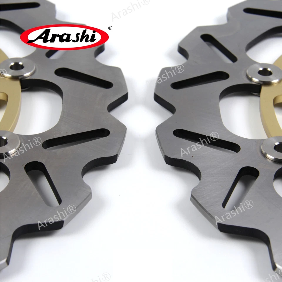 For Yamaha YZF R1 2007-2014 YZF-R1 1000 Arashi GOLD Front Rear Brake Rotor Disc - Image 4 of 4