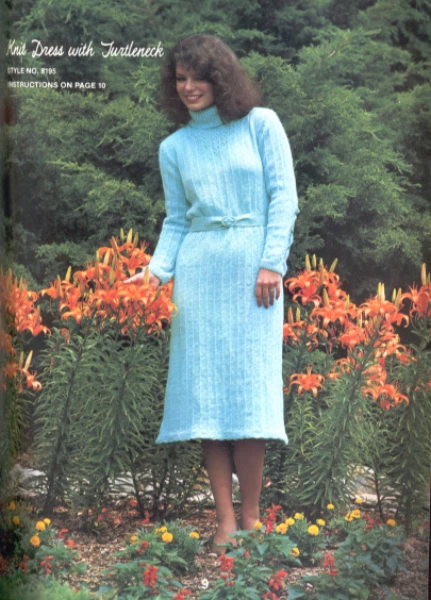 Softies Knitting Knit Pattern Booklet Pullover Jacket Brunswick 819 - Image 3 of 4