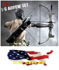 ❶❶ Juego de flechas 1/6 First Blood/Rambo cuchillo para figura de 12" hot toys cuerpo estrecho❶❶
