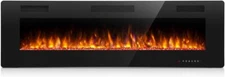 36 Inch Electric Fireplace in-Wall Recessed and Wall Mounted,Multicolor Flame