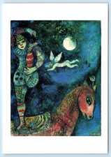 The Circus Rider Marc Chagal Art Institute of CHICAGO 4x6 Postcard
