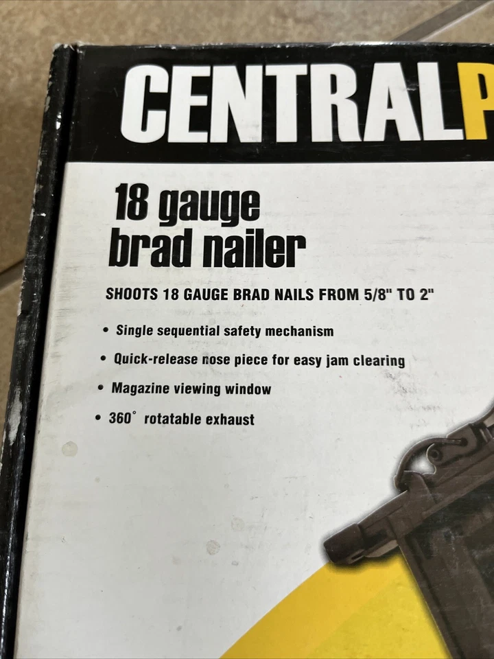 Clavadora Brad Central Neumática 5/8”- 2” Calibre 18 Acabado Marca Foto 2 de 4