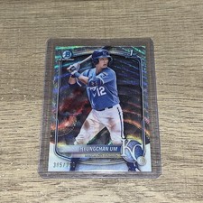 2025 Bowman - Chrome Prospects Hyungchan Um #BCP-119 Wave Refractor /350 (RC)