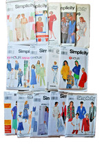 LOT of 14 Simplicity Women's Size 18-22 Patterns Sewing