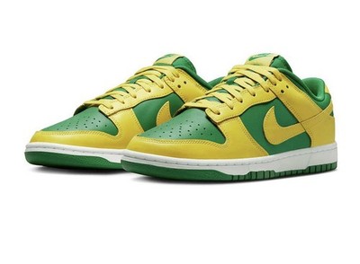 Nike Dunk Low Retro Reverse Brasilien BTTYS DV0833-300 Neu DS EU 45 US 11 UK 10